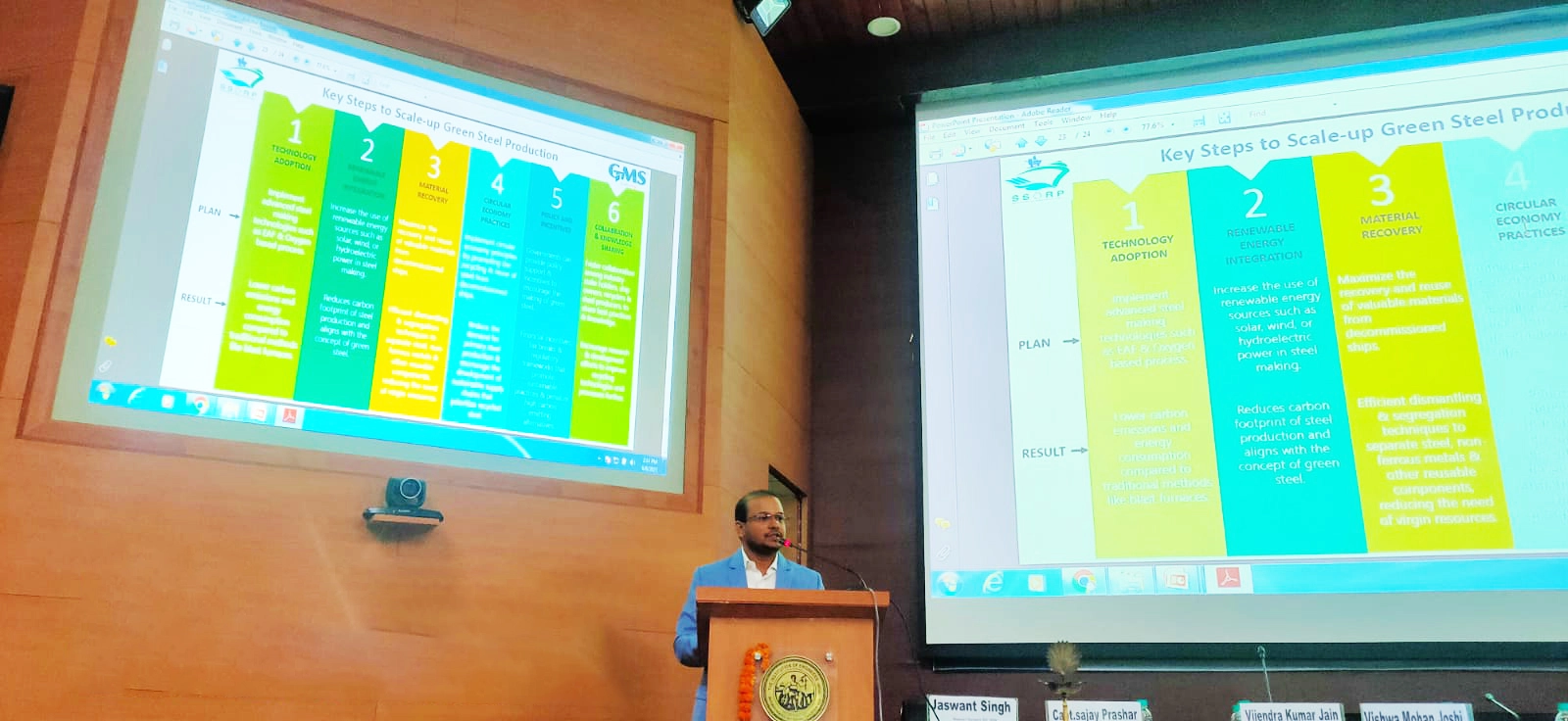 Dr. Anand Hiremath of GMS Leadership delivers keynote on circular economy, green steel, and ship recycling at The Institution of Engineers (India) seminar